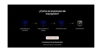 Puede inscribirse en la página