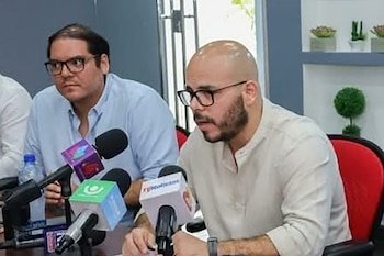 Fotografía obtenida de rastreo de redes que muestra a Daniel Edmundo (d) y Maurice Facundo Ortega Murillo, hijos de la pareja presidencial nicaragüense Daniel Ortega y Rosario Murillo, quienes se convirtieron este jueves en los nuevos sancionados por el Departamento del Tesoro de EE.UU. EFE/ Rastreo de Redes /SOLO USO EDITORIAL/NO VENTAS/SOLO DISPONIBLE PARA ILUSTRAR LA NOTICIA QUE ACOMPAÑA (CRÉDITO OBLIGATORIO)