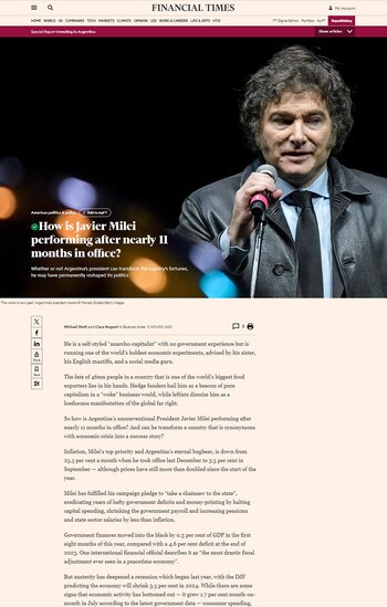 Financial Times - Invertir en la Argentina