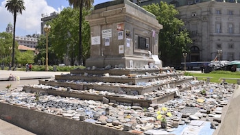 Así luce el monumento hoy