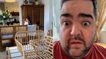 Darío Barassi mostró su living