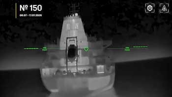 Drones ucranianos atacaron 12 buques rusos en el Mar Negro capturas