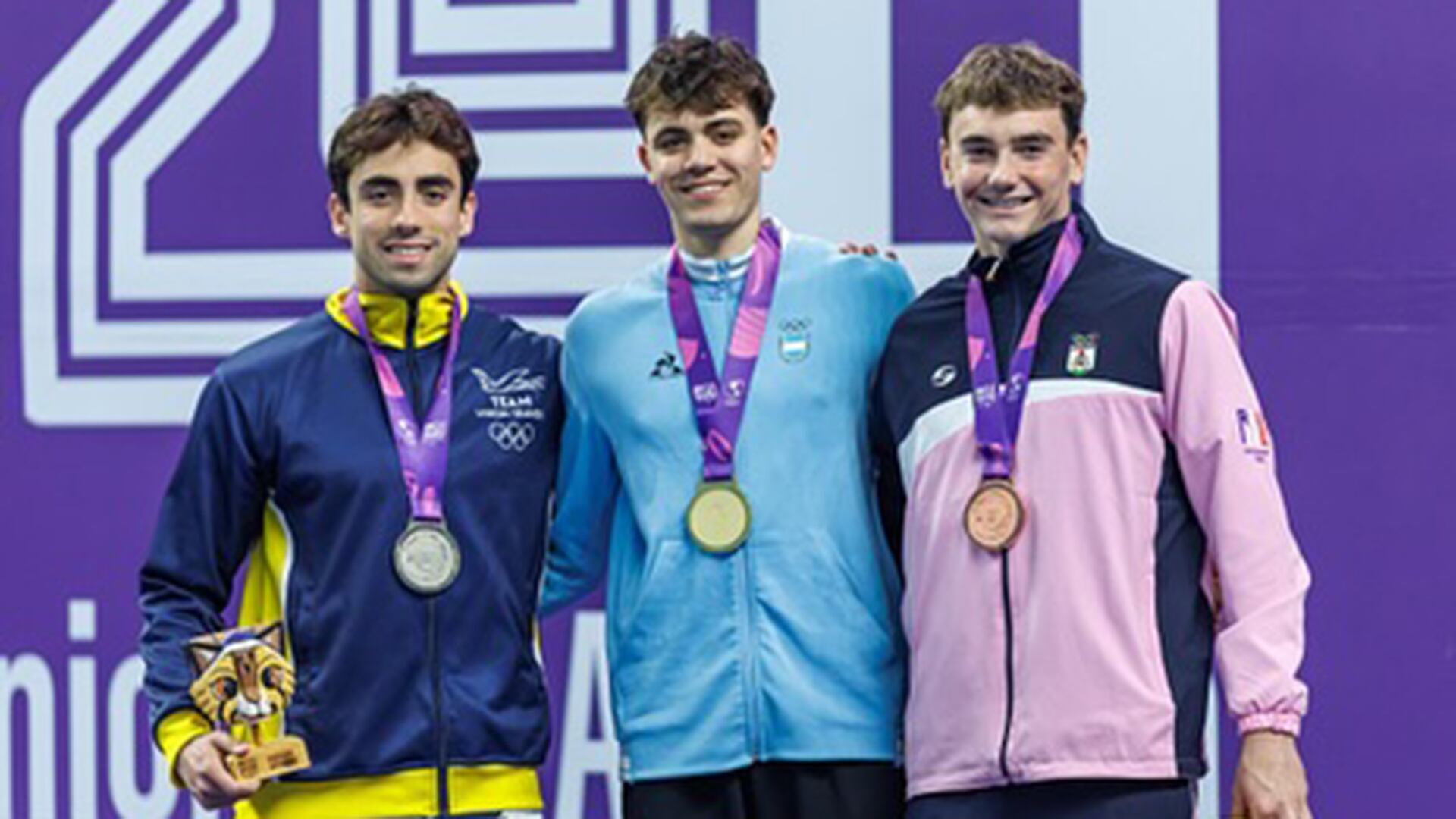 Saravia en lo más alto del podio panamericano junior (COA)