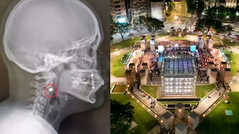 Dispararon balas de aire comprido desde un departamento e hirieron a dos personas que caminaban por una plaza en Córdoba