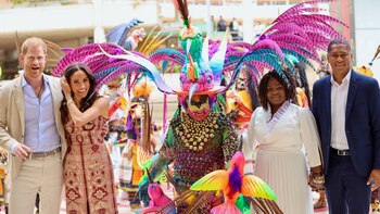 La vicepresidenta Francia Márquez justificó la invitación a Harry y Meghan señalando la admiración por los duques Sassex y su historia - crédito Vicepresidencia
