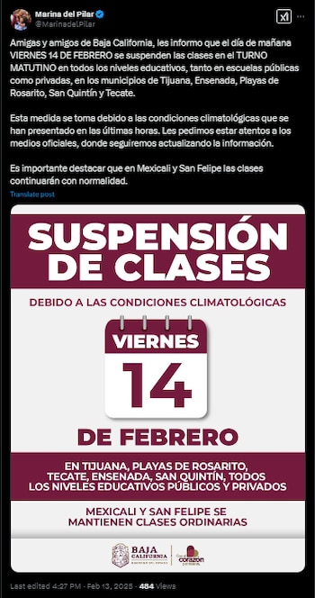 Foto: X: @MarinadelPilar