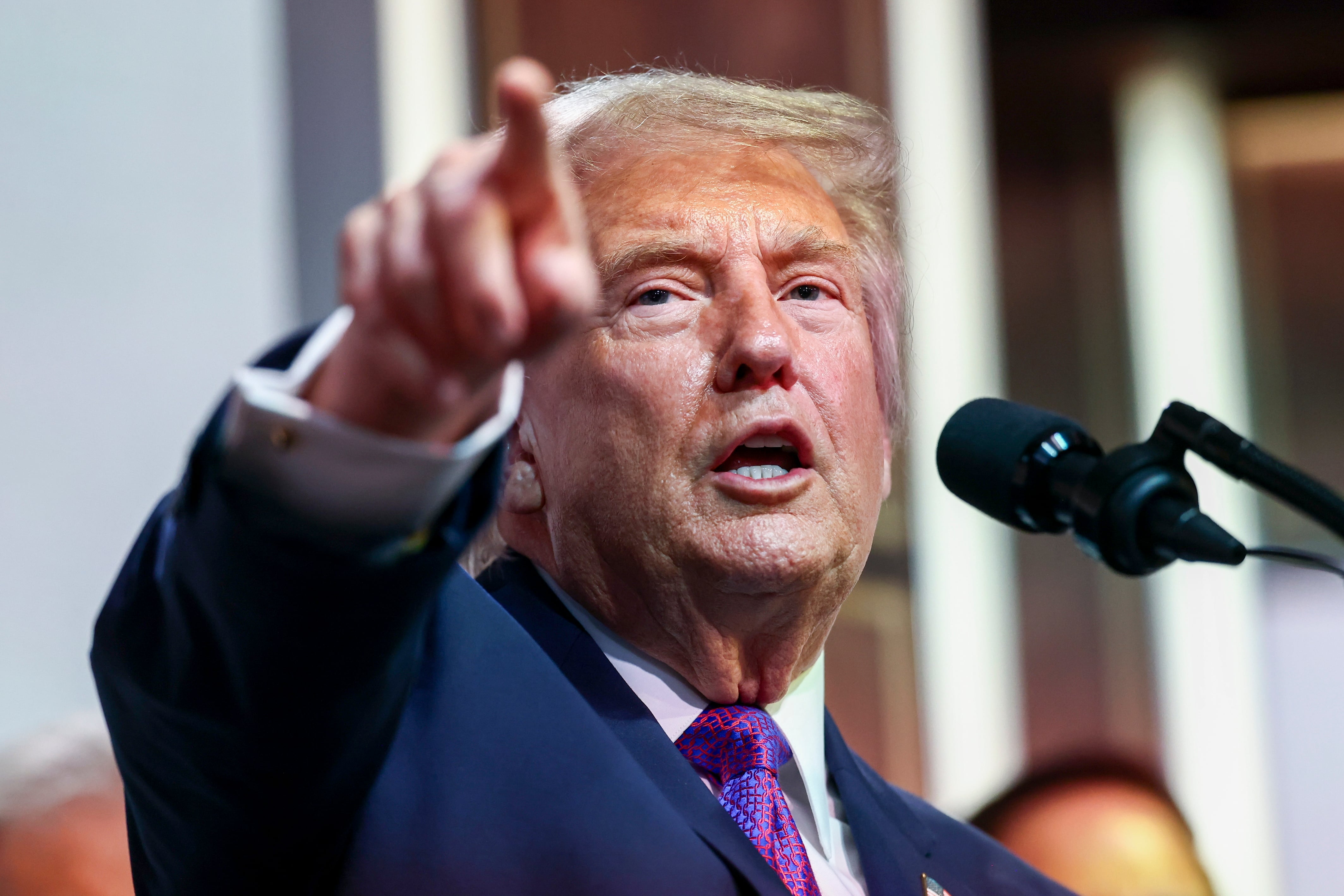 El presidente de Estados Unidos, Donald Trump, informó la existencia de un acuerdo de alto el fuego con Irán (EFE)