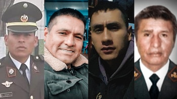 Tres militares y un suboficial