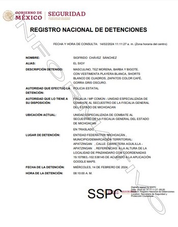 El Sigi se encargaba de