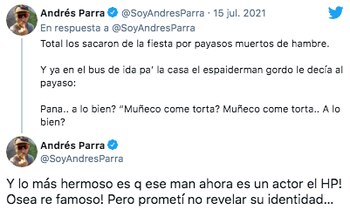 Tomado de Twitter @SoyAndresParra