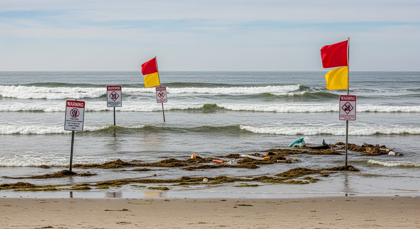Las playas afectadas incluyen Imperial House Beach y Elberon Beach Club en Long Branch, además de Baltimore Boulevard Beach en Sea Girt (Imagen Ilustrativa Infobae)