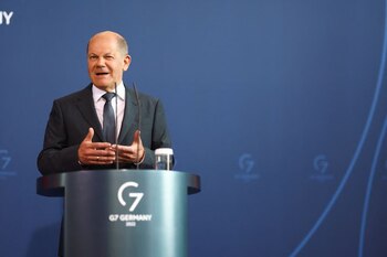 El canciller alemán Olaf Scholz
