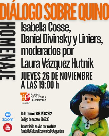 jueves 26 Diálogo sobre Quino