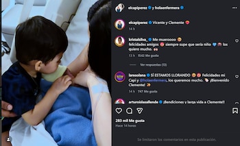 El Capi Pérez comparte el nacimiento de su segundo hijo