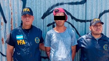 "Firu", capturado por la PFA.