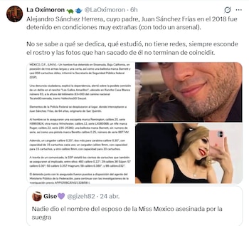 Collage de imágenes muestra el rostro de un hombre barbudo sonriendo en la parte superior derecha y una mujer rubia tomando una selfie con un teléfono rosado en la parte inferior derecha