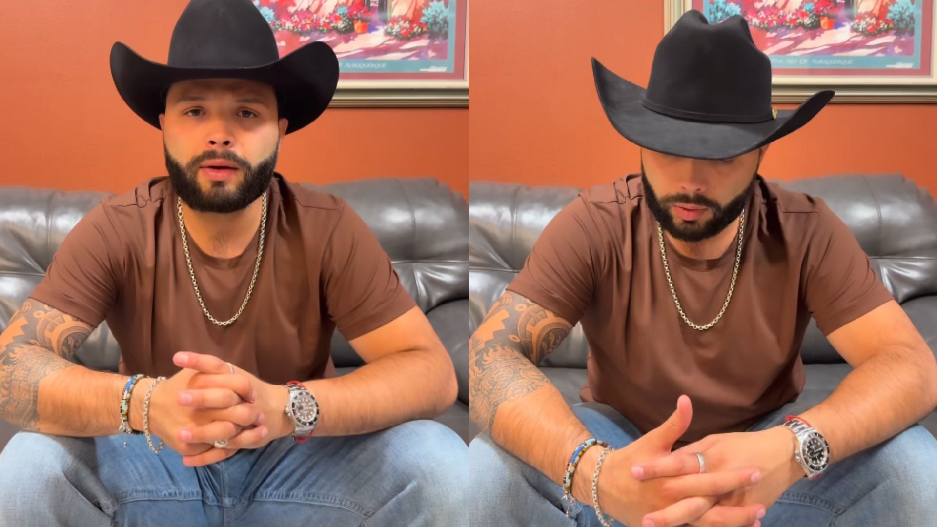 Leonardo Aguilar reconoció que las polémicas familiares afectan su carrera, aunque su padre insistió en que el trabajo, no el apellido, vende boletos. (Capturas de pantalla)