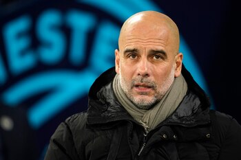El entrenador del Manchester City,