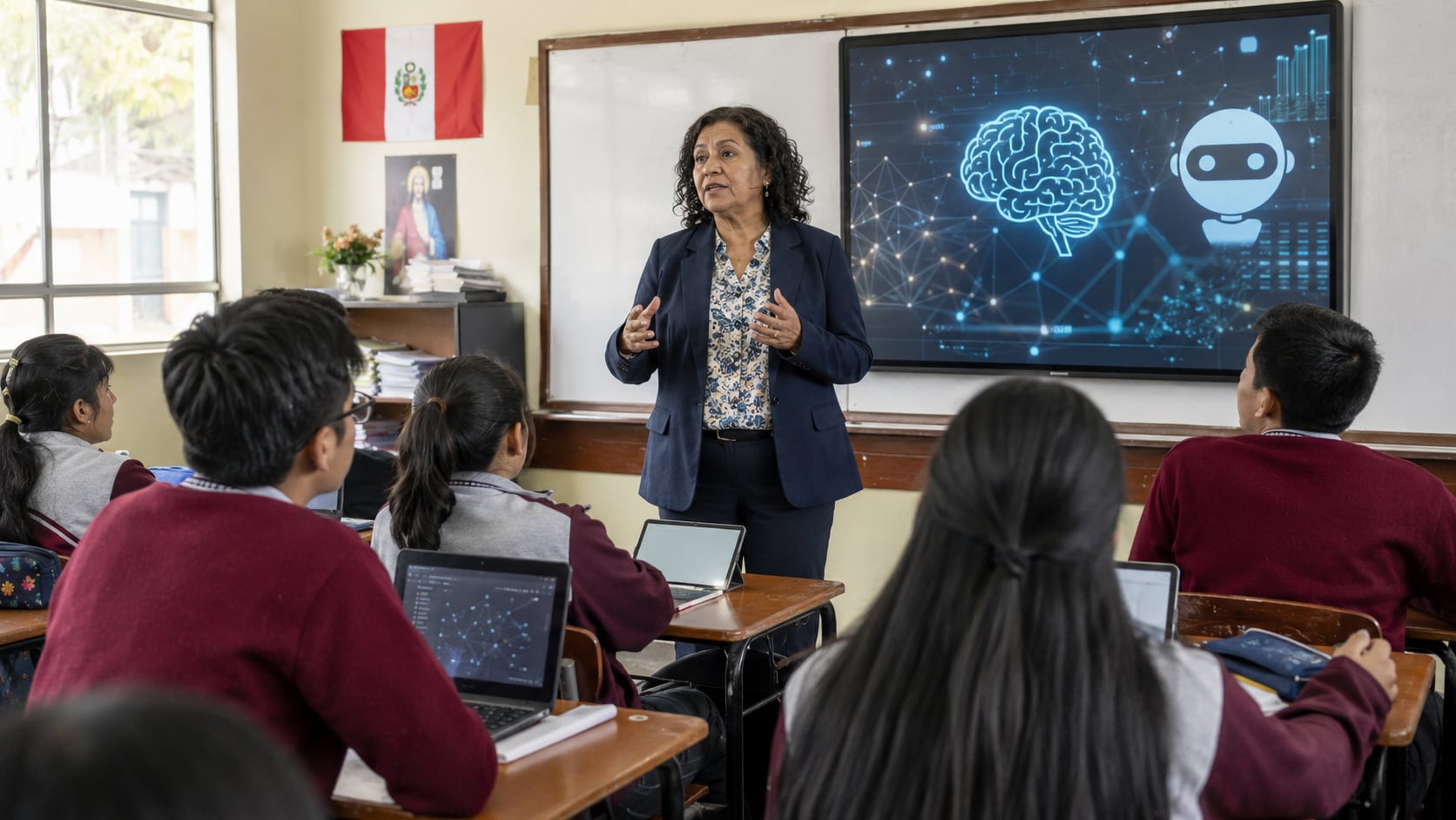 La inteligencia artificial empieza a ganar espacio en la educación, mientras crece el debate sobre su impacto en el aprendizaje. (Imagen Ilustrativa Infobae)