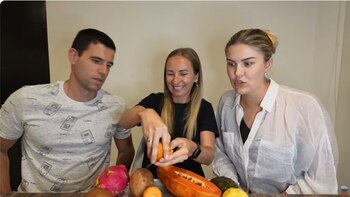 Cada fruta que probaban les