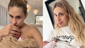 Entre el cansancio y la felicidad, las primeras horas de Juli Puente con Serena al llegar a su hogar: “No me preparé”