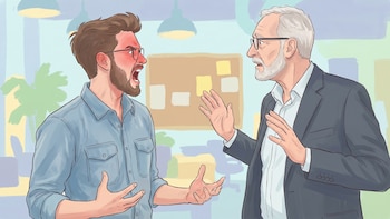 Qué significa que una persona grite o levante la voz durante una conversación, según la psicología