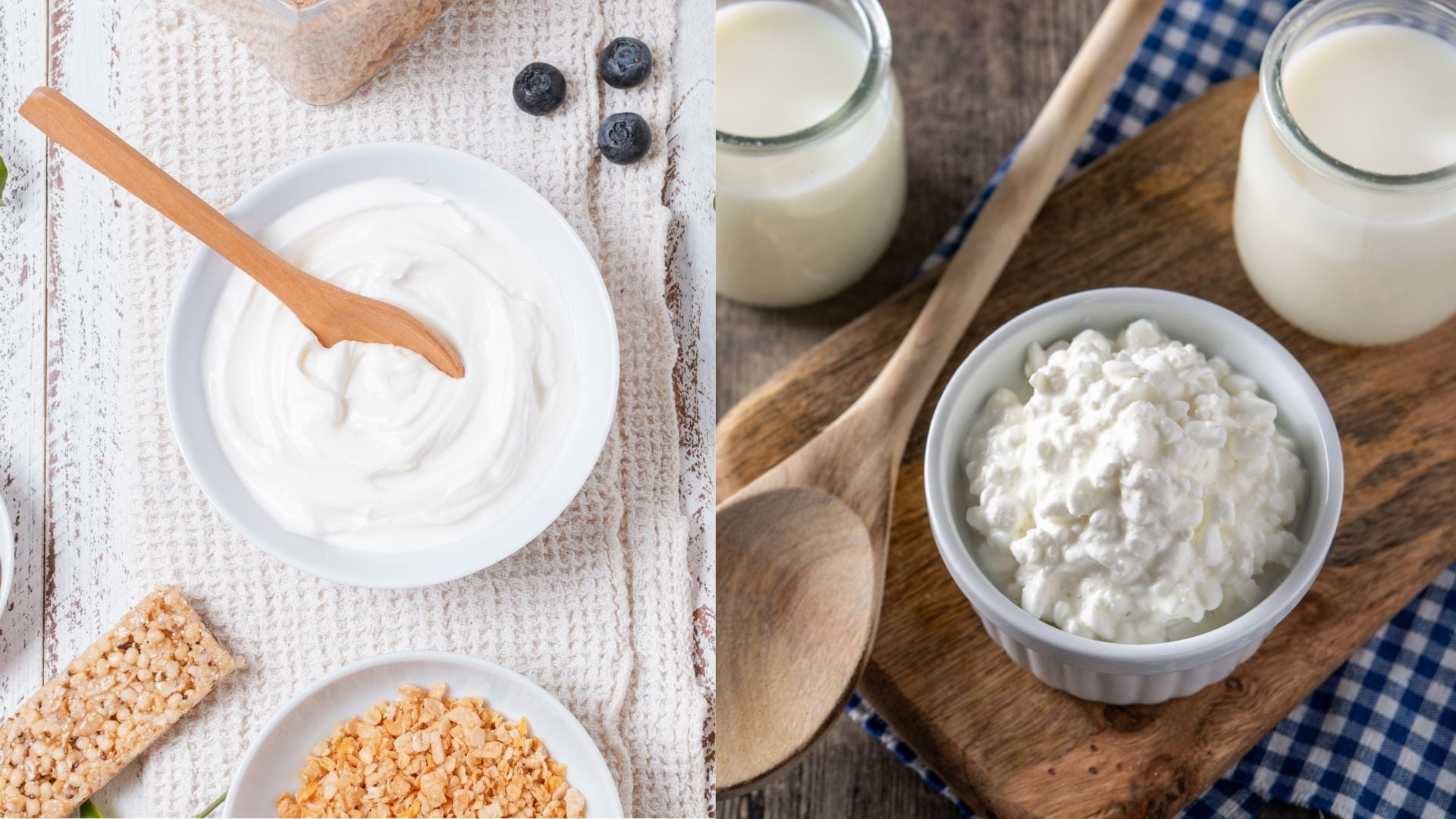 El desayuno con yogur griego y kéfir aporta proteínas, calcio y vitamina D, claves para la salud en la vejez