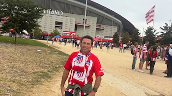 Ángel Bernal, en el Metropolitano