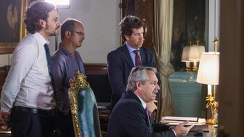 Alberto Fernández brindó un mensaje