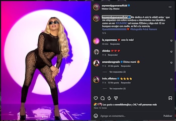 Wendy Guevara respondió a Alejandra Bogue en redes sociales y afirmó que se identifica como “un ser humano” antes que por etiquetas o identidades (IG)