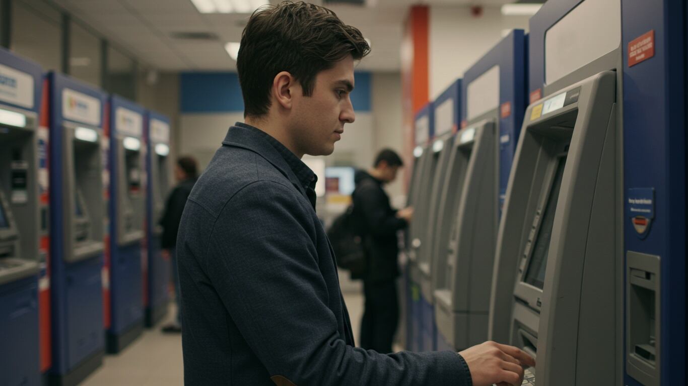 El primer cajero automático se usaba insertando cheques con una sustancia levemente radiactiva. (Imagen Ilustrativa Infobae)