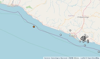 Temblor reportado en Guerrero.
(SSN)