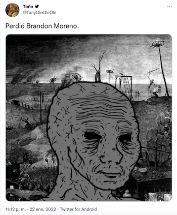 Tras haberse convertido en campeón,