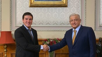 Samuel García exultante tras reunión con AMLO: “Le regalé mis tres libros, igual que a él, me gusta escribir”