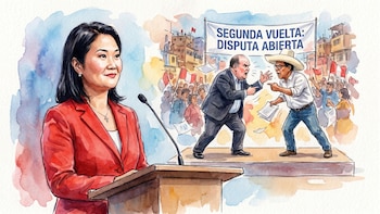 Expectativa por conocer el rival de Keiko Fujimori en segunda vuelta: la disputa sigue entre Roberto Sánchez y Rafael López Aliaga