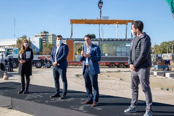 Autoridades y referentes durante en