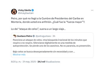 Réplica de Vicky Dávila a