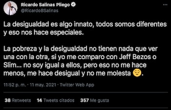 Internautas se molestaron por el