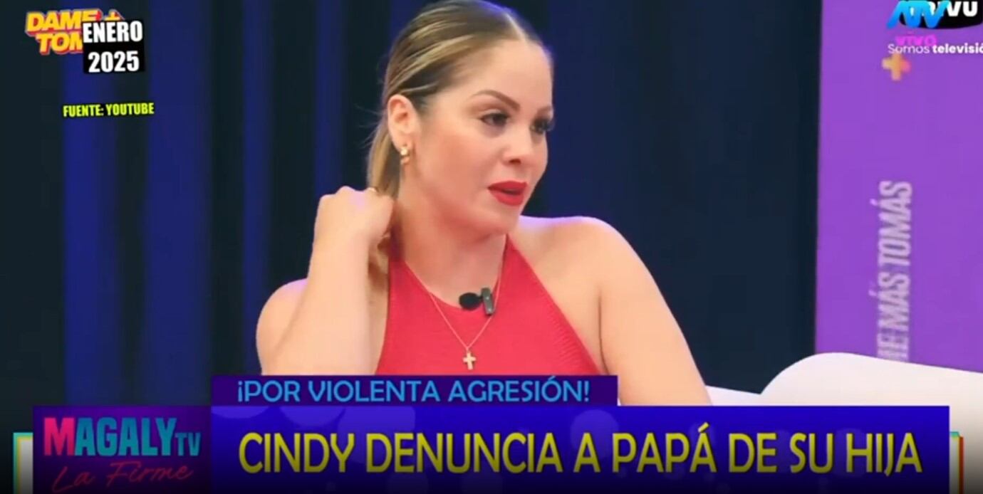Cindy Marino denuncia agresión por parte de su expareja, Ricardo Miñán, tras separación. Infobae Perú / Captura TV - Magaly TV La Firme