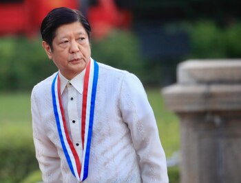 El presidente Ferdinand Marcos Jr.,