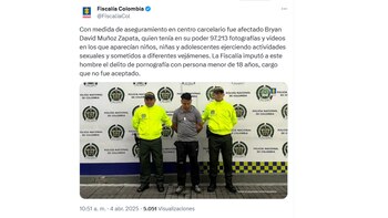 La Fiscalía confirmó que el