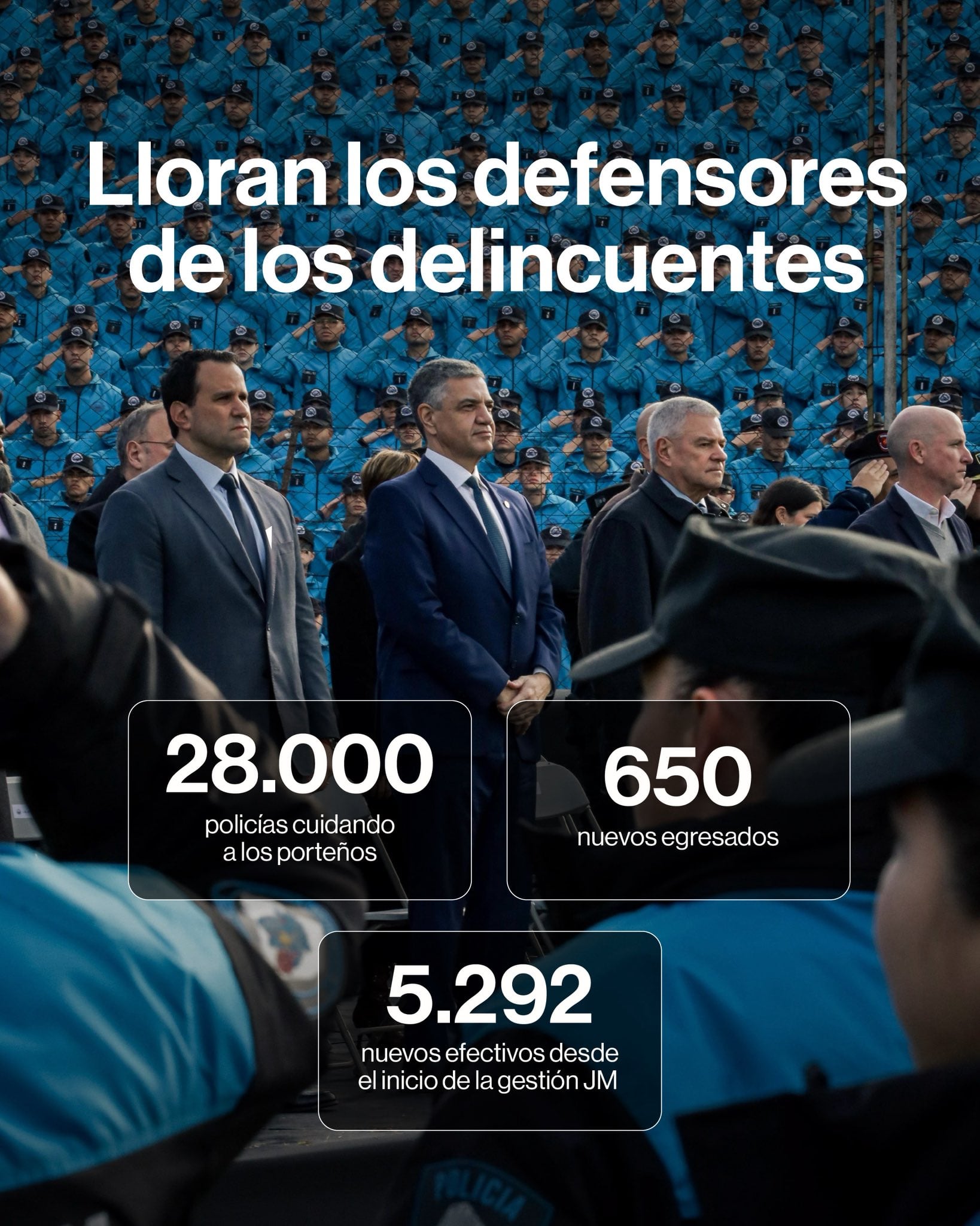 Una de las publicaciones que realizó el Gobierno de la Ciudad tras la incorporación de nuevos agentes