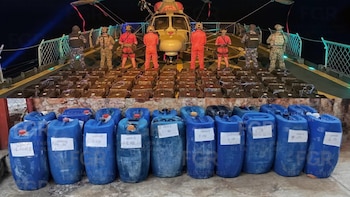 La Justicia procesa a cuatro personas atrapadas con cocaína y huachicol en alta mar