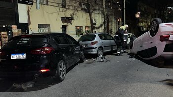 El choque ocurrió esta madrugada