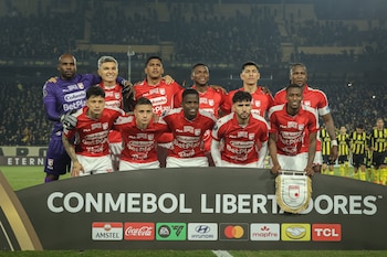 Santa Fe sufrió una fase de grupos complicada por algunos resultados adversos en la Libertadores - crédito Santa Fe