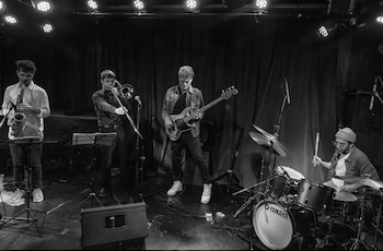 El cuarteto ECM, con Ramiro