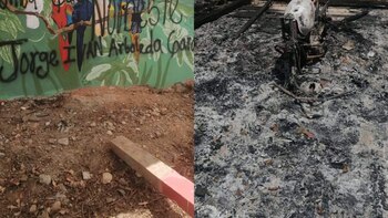 Clan del Golfo quemó cultivos,