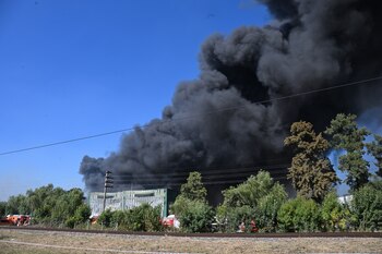 Incendio en Francisco Álvarez