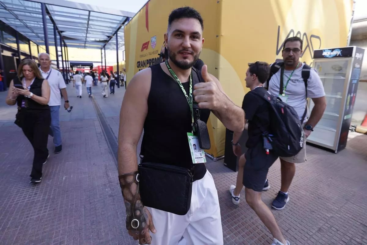Omar Montes en la F1 de Madrid (JUANJO MARTIN / EFE).