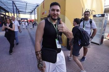 Omar Montes en la F1 de Madrid (JUANJO MARTIN / EFE).